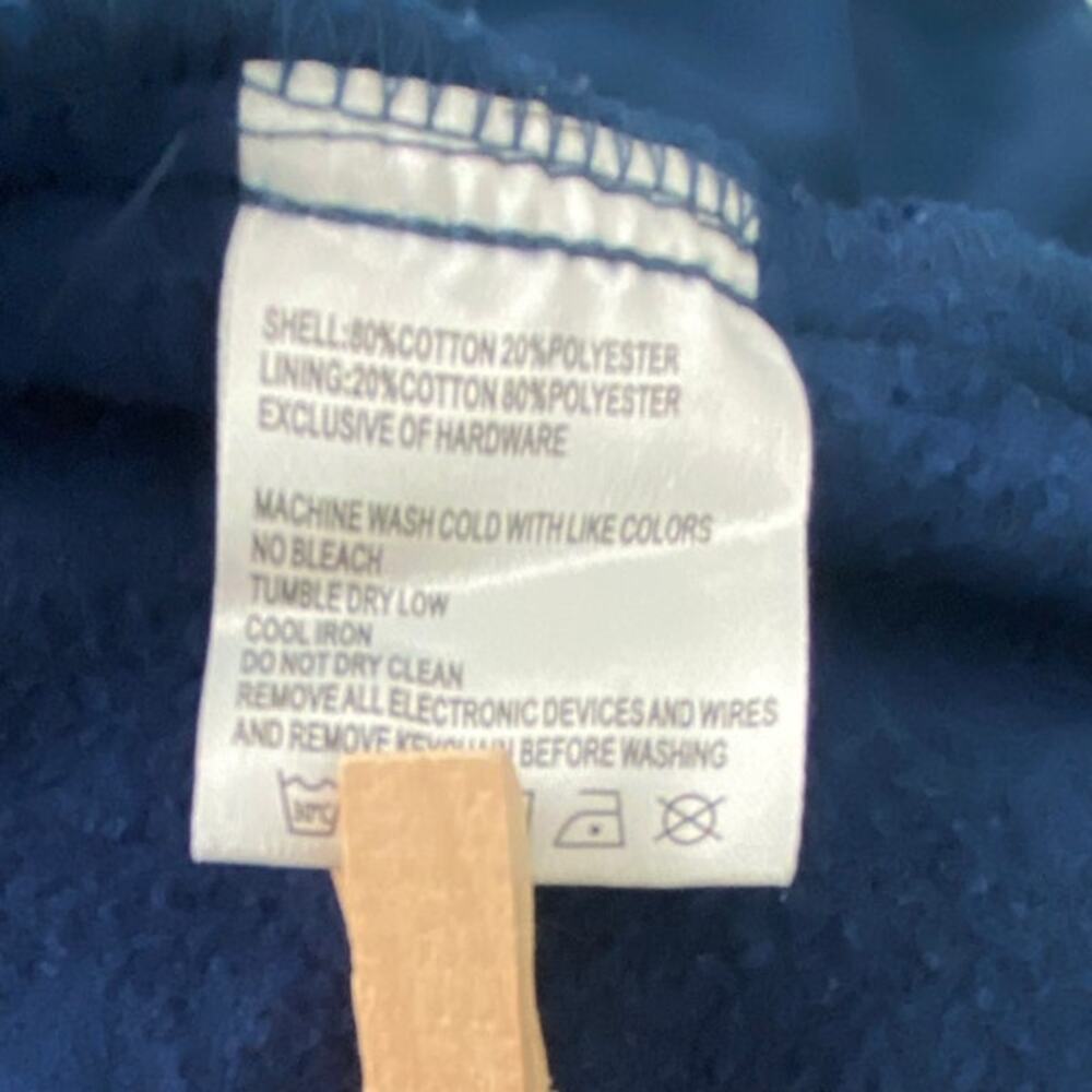 SCOTTeVEST Men's Hoodie 21 Pocket Full Zip Blue Size Large - Picture 8 of 10